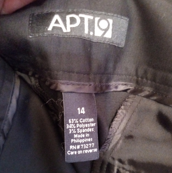 Apt 9 black mini skirt women's size 14 NWT - Picture 7 of 7